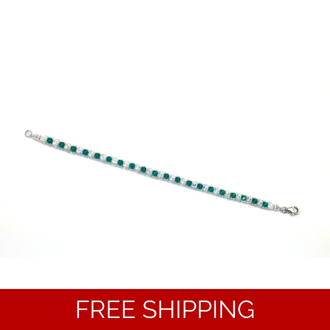 product Image for Genuine Swarovski Birthstone Tennis Bracelet